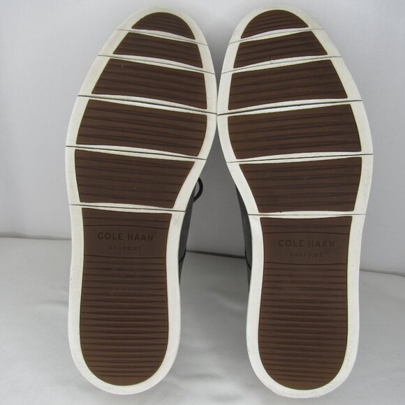 Cole Haan Gray Gray Tanner Leather Oxford Shoe Men's 12 - Picture 7 of 9